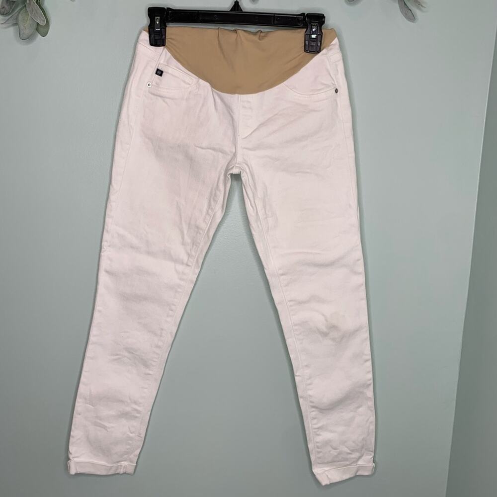 AG Adriano Goldschmeid Stilt Roll-up Maternity White  26